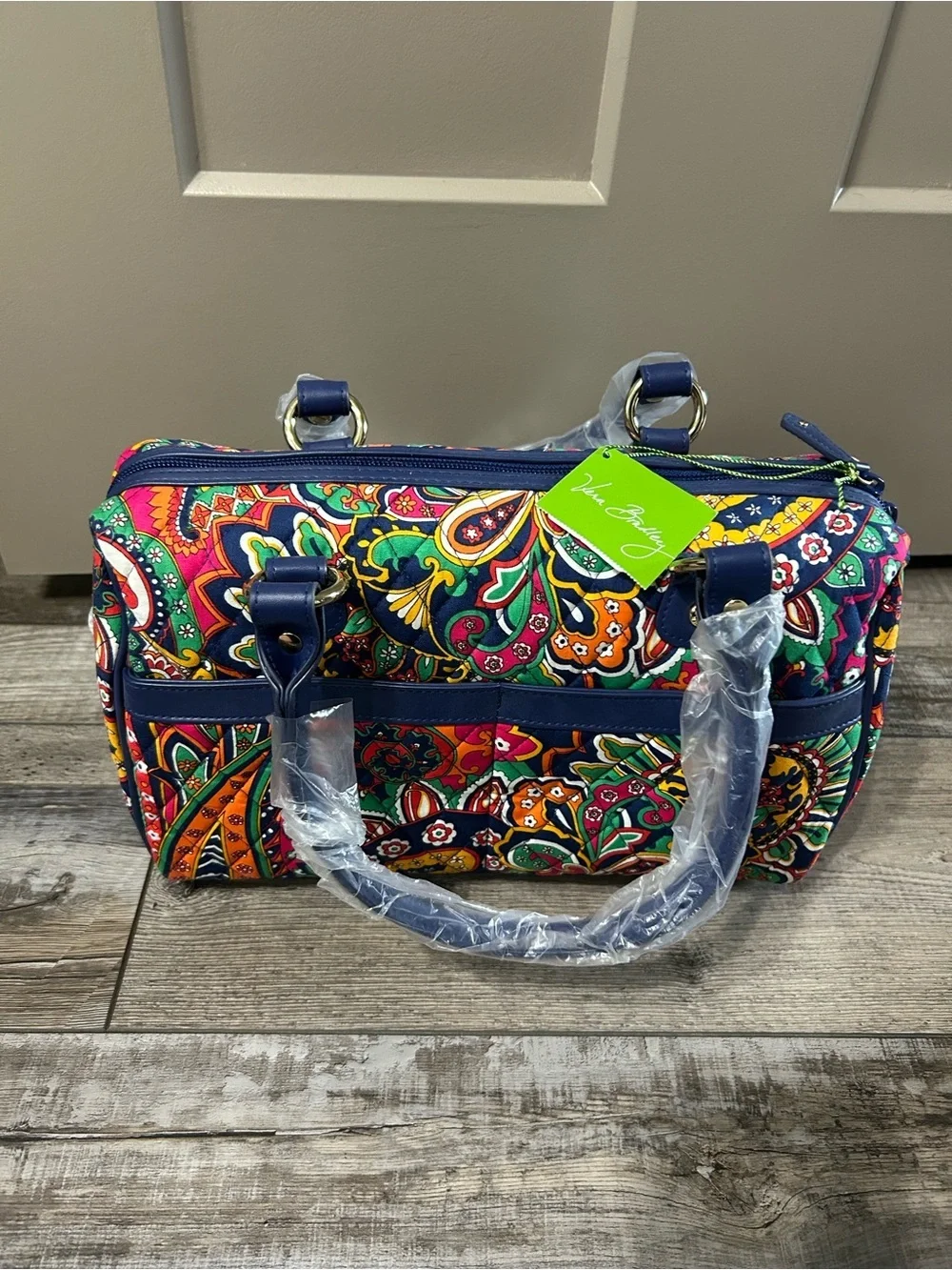 Vera Bradley Venetian Paisley dome satchel handbag Mini Loft Duffel
